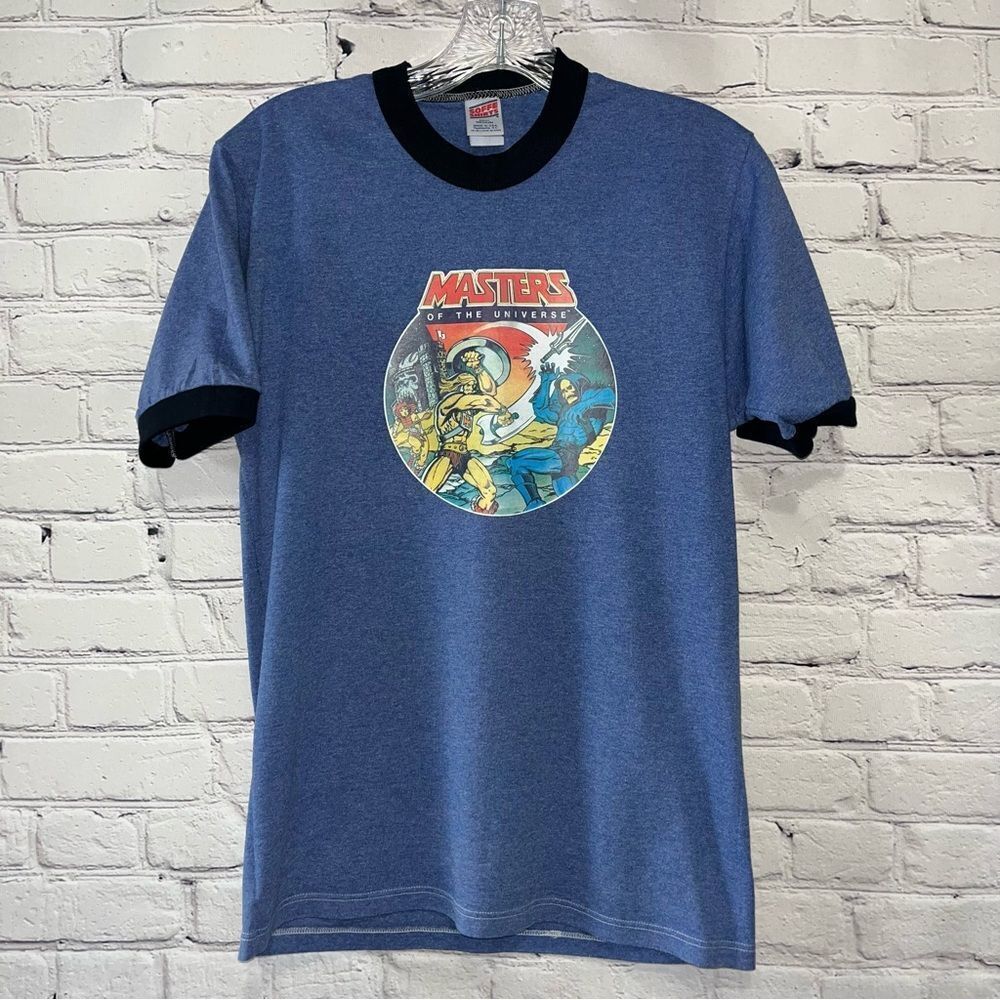 Vintage He-Man Masters Of The Universe Cartoon Graphic Tee T-Shirt Size Medium